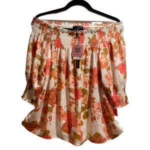 Harve' Benard |Smocked | Off The Shoulder Top | XL